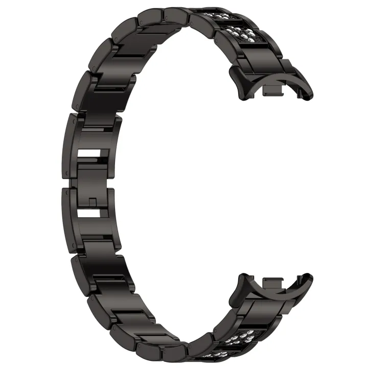(COD%20Available)%20For%20Xiaomi%20Band%209%20/%209%20NFC%20Diamond%20Three%20Beads%20Stainless%20Steel%20Metal%20Watch%20Band%20-%20Image%203