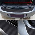 【Mary DAI Store】Auto Rear Bumper Trunk Tail 3D Carbon Fiber Protection Stickers Decal Car Styling Volkswagen VW MK7 7 GTI. 