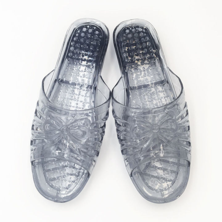Crystal%20Slippers%20Women's%20Transparent%20Non%20Slip%20Outdoor%20Mom%20Sandals%20Women's%20Plastic%20Flat%20Heel%20Home%20Summer%20Bath%20Bath%20Shoes%20-%20Image%208
