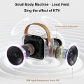K12 Karaoke Machine Portable 5.3 PA Bluetooth Speaker System with 1-2 Wireless Microphones Home Family Singing Children's Gifts.