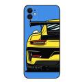 【2023】Japan JDM Sports Car soft TPU phone case For IPhone 14 13 12 11 Pro Max Mini SE XR X XS Max 8Plus 7plus 6S Black phone cover. 