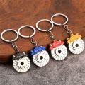 Metal Car Speed Gearbox Keychain Cool Men's Gear Head Keyrings Creative Manual Transmission Lever Key Holder Wallet Pendant. 