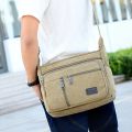 Men Canvas Shoulder Bags Casual Tote Travel Men's Crossbody Bag Luxury Messenger Bags Fashion High Quality Handbag. 
