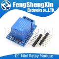 For Wemos D1 Mini Relay Shield One Channel for Wemos D1 Mini Relay Module For Arduino ESP8266 Development Board. 