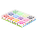 Ink Pad, Stamp Pad Washable 12 Colors for Entertainment for Painting for DIY Production for Kids. 