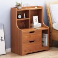 Multifunctional Bedroom Shelf Bedside Table with Storage Compartments Side End Locker Corridor Study Living Room Decoration Bedside Table Design by Nahid Furniture28x18x12".