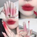 Matte Nude Rose Red Brown Lip Gloss Waterproof Long-lasting Non-stick Cup Velvet Lip Mud Liquid Lipstick Korean Makeup Lip Tint. 