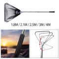 Portable Folding Fishing Landing Net Strong Load Bearing Multifunctional Stainless Steel Accessories for Freshwater Saltwater. 