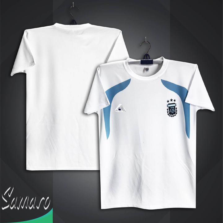 Argentina Training Short Sleeve Football Jersey For Men - Half Sleeve Training t shirt - Argentina Jersey
