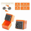 37Pcs Number Letter Punch Set Letter and Number Metal Stamping Set for Imprinting On Metal Jewelry Wood Plastic Leather.