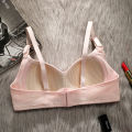 [ Soft Cup ] Girl Cute Bra College Student Korean Candy Underwear High School Student Growth Period Underwear. 