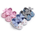 (New) summer new baby shoes cute flower newborn toddler baby girl shoes soft girls first walkers shoes.