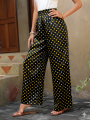 Cotton Viscose Loose Fit Flared Wide Palazzo Plazo Pants for Women. 