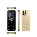 4 sim Support look like iphone Super look touch Feature Mobile Phone 2.4 iches display.