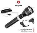 Sanford 3SC CREE LED TACTICAL RECHARGEABLE FLASHLIGHT TORCH LAMP+ Battery + Charger 2/3 A. 