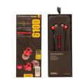 Remax RM 610D Super Bass Quality In-Ear Headphone - Black.