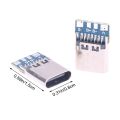 Haby Type C BREAKOUT Board Connector 14 Pin Female Sockets Type-C Welding Wire 4P With PCB Board Female Seat Charging Data Line Female Head Type C Mother Seat Adapters Type C Connector. 