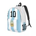 Argentina Famouse Football Backpack Student Schoolbag Business Soccer Lover Footballer Daypack for Men Women Laptop Canvas Bags. 