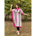 Fashionable high quyality screen print kaptan for women/ladies/girls staylish kaptan code - 11.