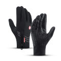 Ecocc【In stock】 Outdoor autumn and winter sports all refers to men's and women's fleece touch screen warm ski riding wind proof gloves Spot delivery.