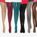 Spring and Autumn durable 120d velvet pantyhose women's stepping foot slightly transparent warm leggings stockings wholesale. 