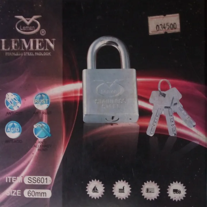Stainless%20Steel%20Top%20Security%20Lock%2060mm%20with%204%20Key,%20Anti%20Acid-Anti%20Rust-%20Anti%20Cut-Anti%20Allen%20key%20Bend%20Top%20Security%20Lock%20-%20Image%204