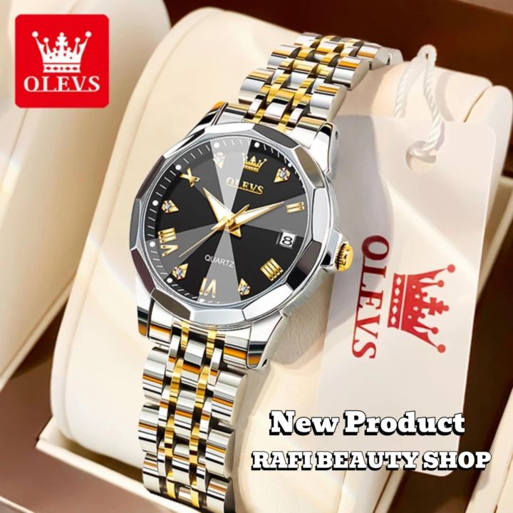 OLE-VS%20Fashionable%209931%20Elegant%20Rhombus%20Mirror%20Original%20Quartz%20Ladies%20Watch%20-%20Image%202
