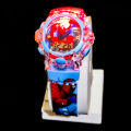 Spiderman Stylish wrist watch with music and light for kids- blue for kids. 