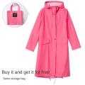 Women New Stylish Long Raincoat Waterproof Rain Jacket Rainwear Suit Thickened Waterproof Rain Poncho Coat.