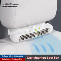 Geepact Car Seats Cooling Fans Front Rear Headrests Cooling Fans USB Car Fan Three Gear Wind Adjustable Wind Direction Car Cooling Fan Double Turbine Air Fans Car Universal. 