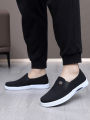 Men‘s Canvas Shoes Low Top Joker Men‘s Casual Breathable Men’s Shoes One Pedal Lazy Work Shoes BunnyGarden.