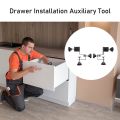Adjustable design of drawer installation tool. 