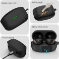 Silicone Case Cover For Sony WF-1000XM4 TWS Earbuds (Black). 