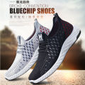 Men's Shoes Slip-on Casual Work Shoes Old Beijing Cloth Shoes Summer Sports Fly Woven Mesh Shoes. 