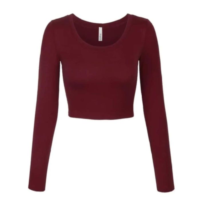Crop%20top%20plain%20full%20sleeve%20for%20fashionable%20women's.%20-%20Image%204