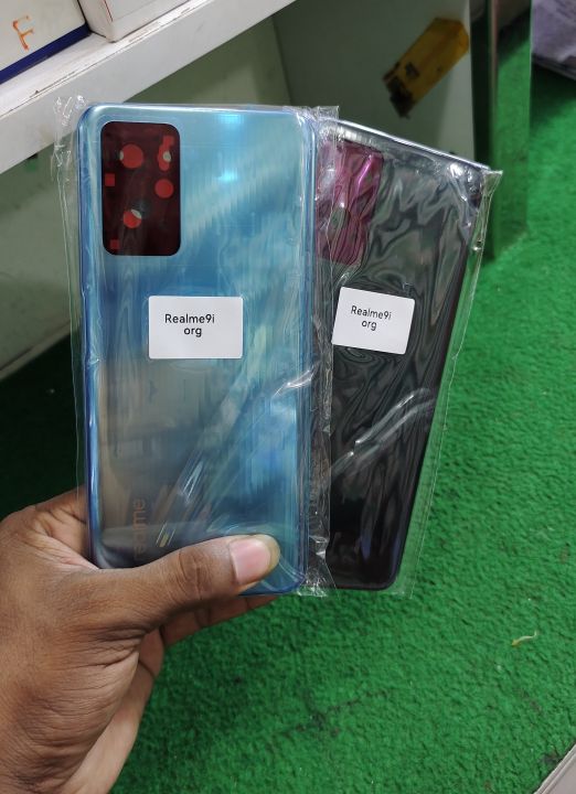 Replacement%20Backshell%20Panel%20plus%20frame%20for%20Realme%209i%20Battery%20Back%20Door%20Back%20panel%20-%20Image%202