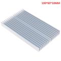 100*60*10mm Aluminum Heatsink Cooler Chip Radiator for IC LED Power Transistor. 