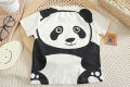 0-5 years old children's clothing set summer leisure time boys clothes set full print panda two piece suits. 