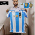 Thai premium Argentina Copa America Jersey 2024 half sleeve jersey for man. 