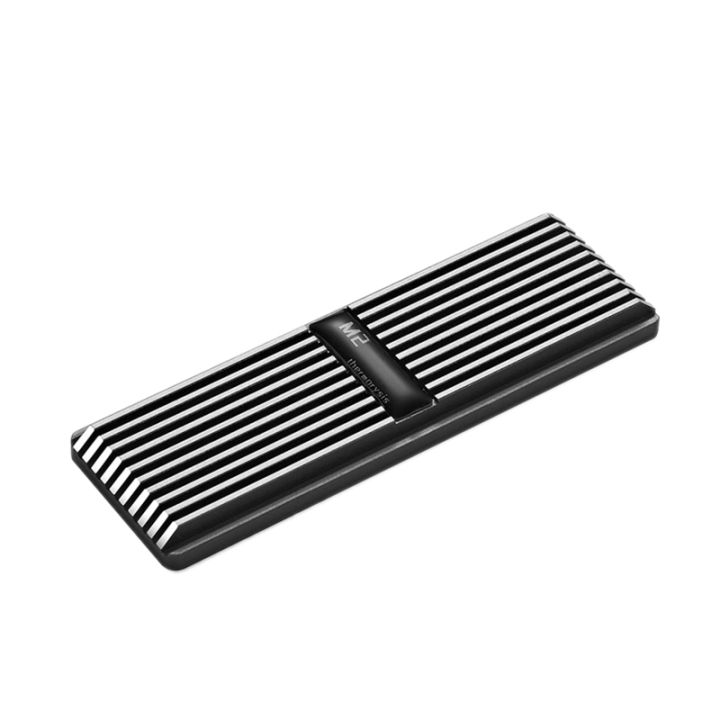 M.2 SSD Heatsink Cooler 2280 Solid State Hard Disk Aluminum Cooling Thermal Pad NVME NGFF Radiator Gray