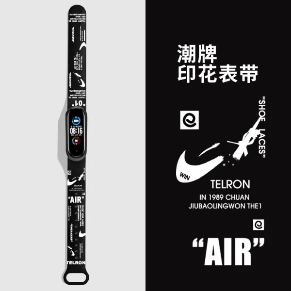 Watch%20strap%20For%20Xiaomi%20Mi%20Band%205/6/7%20/4/3%20Cartoon%20Graffiti%20style%20Strap%20Silicone%20Replaceable%20bracelet%20-%20Image%207