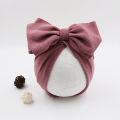 Big bows baby turban hat autumn winter baby cap beanies soft warm kids children hats bonnet headwear for girls. 