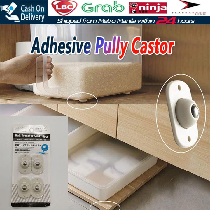 4Pcs%20Universal%20Self-Adhesive%20Furniture%20Wheel%20Directional%20Roller%20For%20Under%20Bed%20Garbage%20Can%20Cabinet%20Drawer%20Storage%20Box%20Trash%20Pulley%20Foot%20Pad%20-%20Image%204