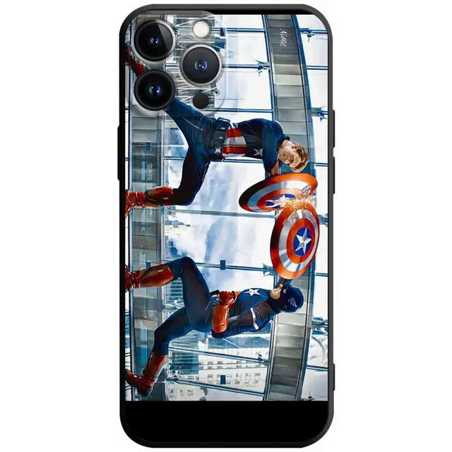 Marvel%20Captain%20America%20Phone%20Case%20For%20Apple%20iPhone%2015%2011%2014%2013%2012%20Pro%20Max%2013%2012%20Mini%20XS%20Max%20XR%20X%207%208%20Plus%20Silicone%20Cover%20Shell%20-%20Image%208