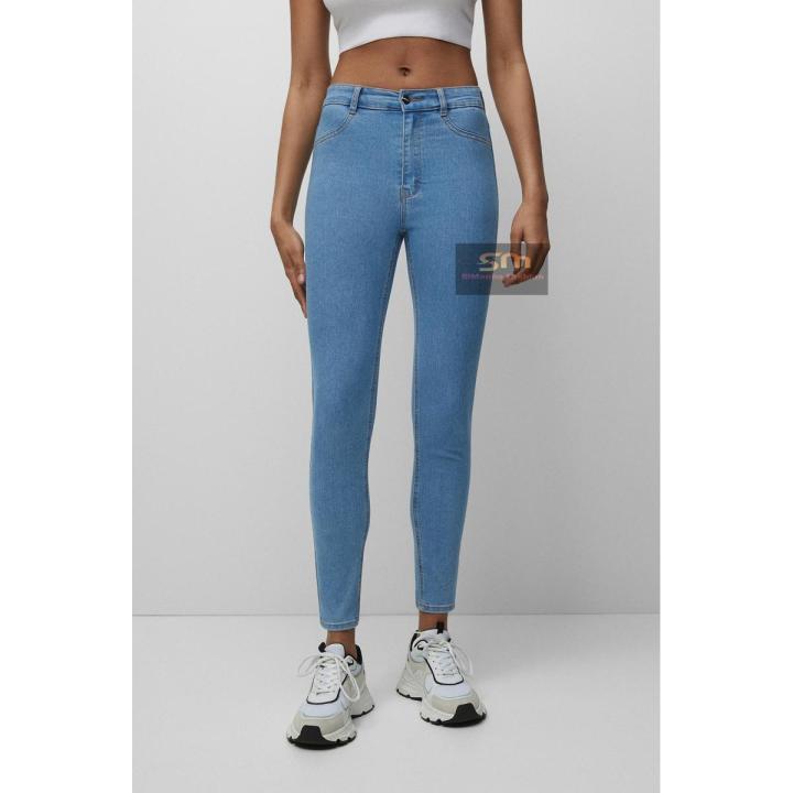 High waisted skinny ladies jeans