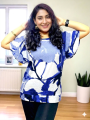 Kappa Fashion Regular Use Export Quality Fashionable Cotton Linen Mix Comfortable T-Shirt For Ladies .. 