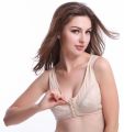 Big bust mother's bra 34 36 38 40 42 44 B C D cup thin cotton Wireless quinquagenarian lingerie front button vest women bra C3-. 