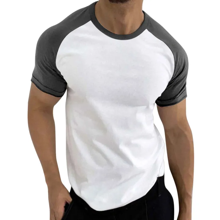 Mens%20Summer%20T-shirts%20Casual%20Sport%20Color%20Block%20Raglan%20Sleeves%20O-neck%20Skinny%20T%20Shirt%20Stitching%20Bodybuilding%20Baseball%20Male%20Top%20Tees%20-%20Image%206