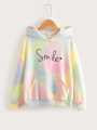 Rainbow Smile Love Hoodie Fashionable Hooded Sweatshirt Womens Japanese Tie Dye Hoodies Teen Girls Streetwear Casual Long Sleeve Cute Clothes 2022.
