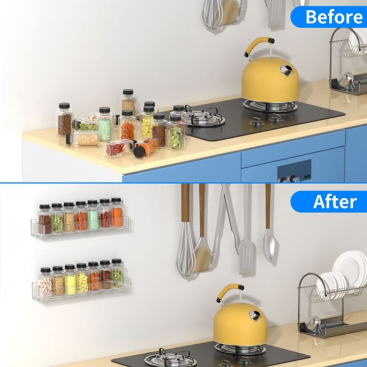 Wall%20Mounted%20Spice%20Rack%20Organizer,Clear%20Acrylic%20Spice%20Shelf%20Storage%20Holder%20for%20Wall%20Kitchen%20Pantry%20Cabinet%20Door%204%20Pack%20-%20Image%207